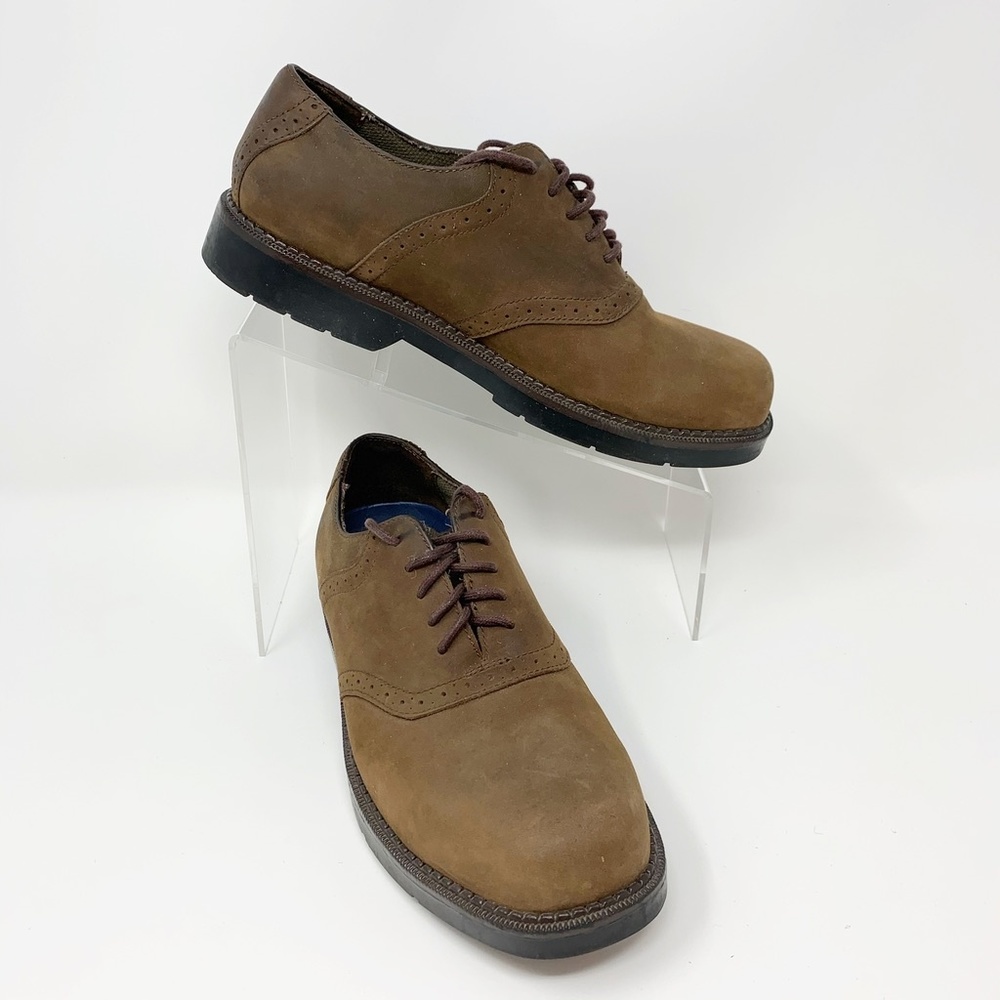 Dockers Mens Leather Oxfords Size 8 Brown